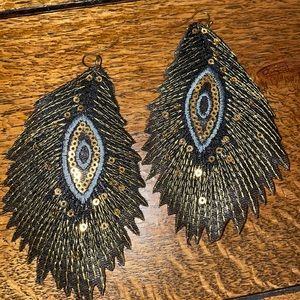 lightweight sequin earrings
